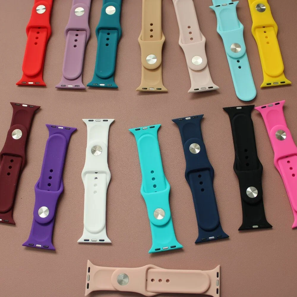 15 Silicone Watch Bands for Apple Watch - Picture 1 of 2
